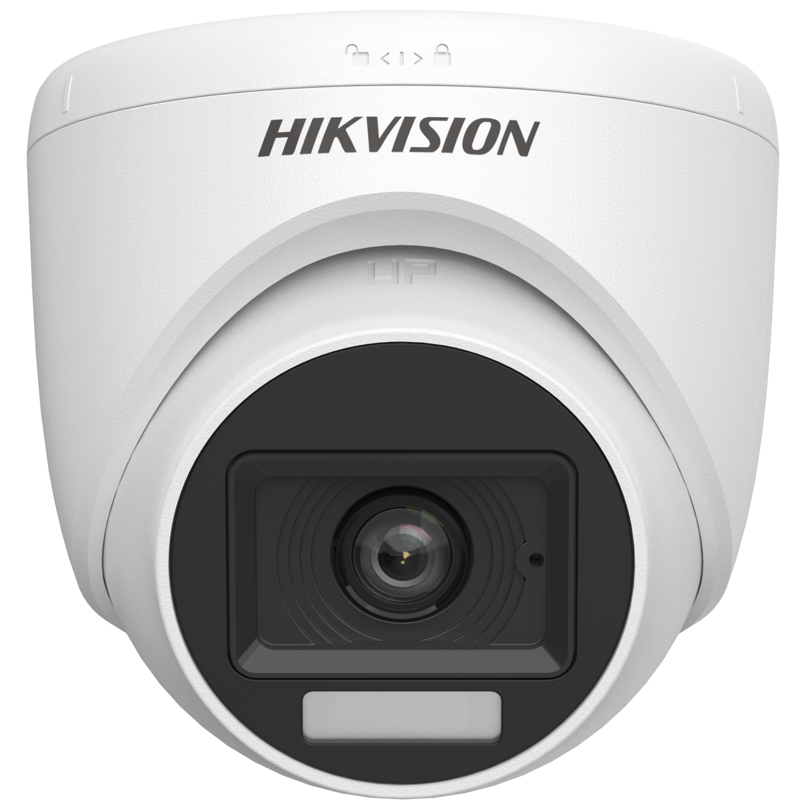 Hikvision DS-2CE76K0T-LPFS 3K Smart Hybrid Light turret camera with 2.8 mm lens and built-in audio