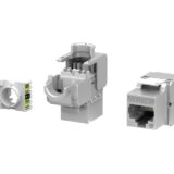 Hikvision DS-1CK6P180N Cat6 shielded 180° tool-less RJ45 keystone jack