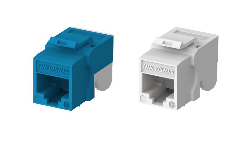 DS-1CK6U90N-B Cat6 tool-less 90 degree keystone jack networking connector