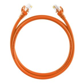 Orange Cat6 Patch Cord DS-1NP6UEC0-OR 1 M Ethernet Cable with RJ45 Connectors