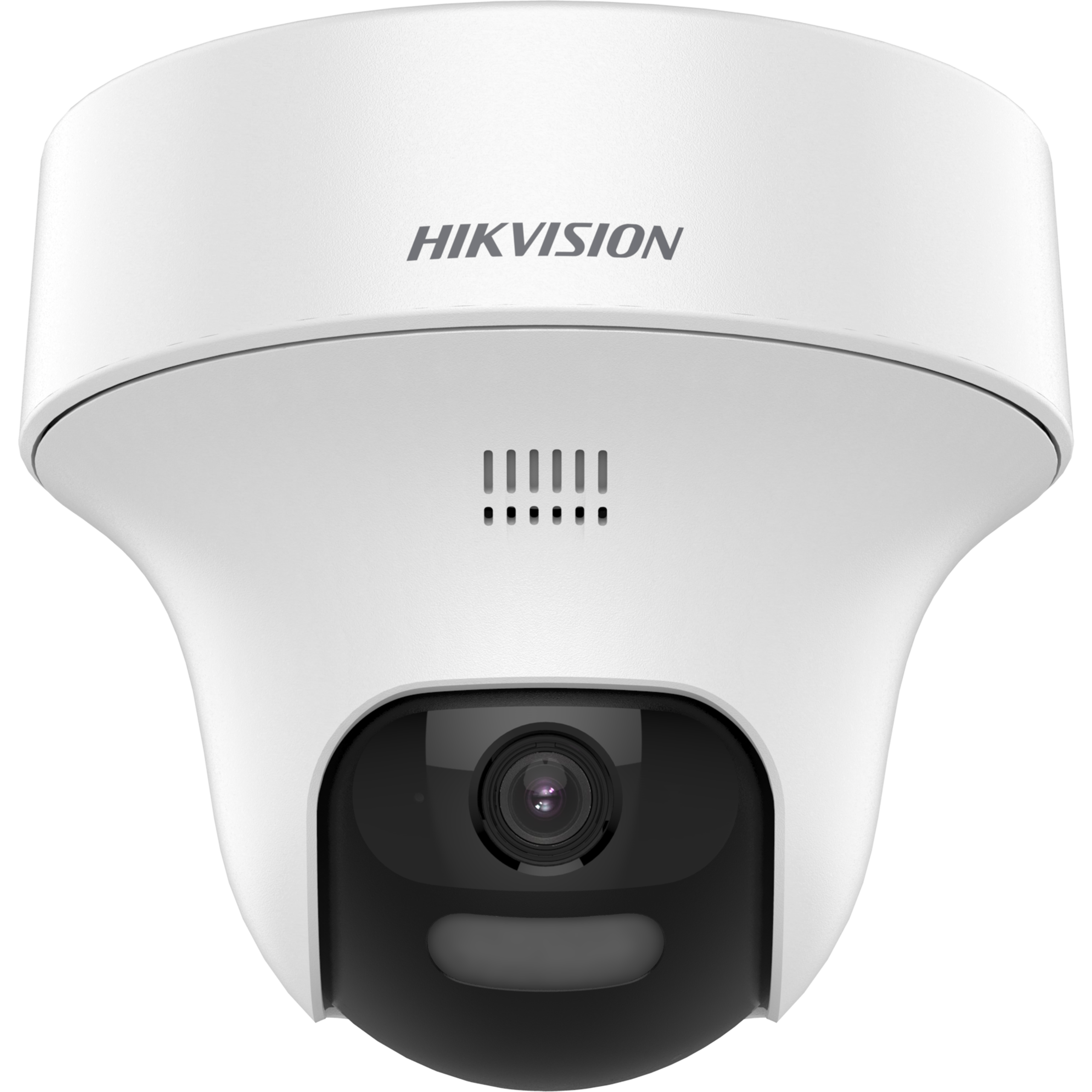 DS-2CE70K0T-PTLTS 2.8MM 3K hybrid light PT turret security camera front view