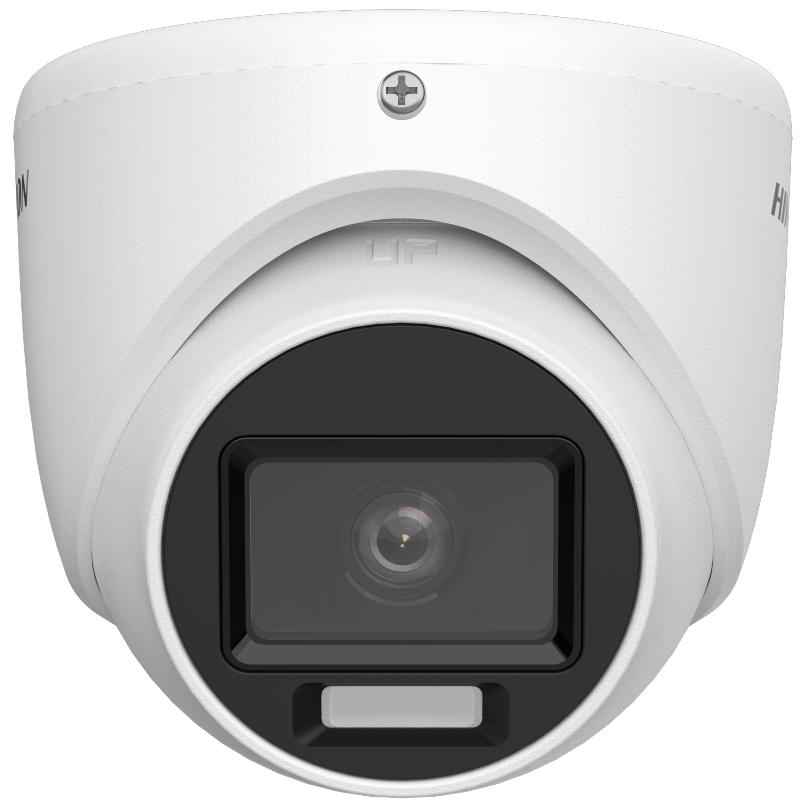 DS-2CE76K0T-LMFS 2.8MM 3K Smart Hybrid Light turret security camera front view