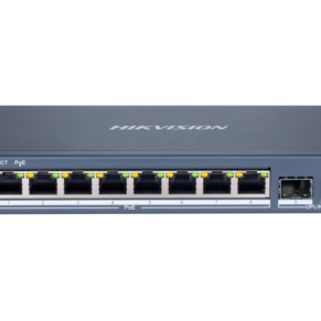 Hikvision DS-3E1510P-SI 8-Port Smart Managed PoE Ethernet Switch with fiber uplink